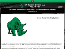 Tablet Screenshot of grbuildingsystems.com